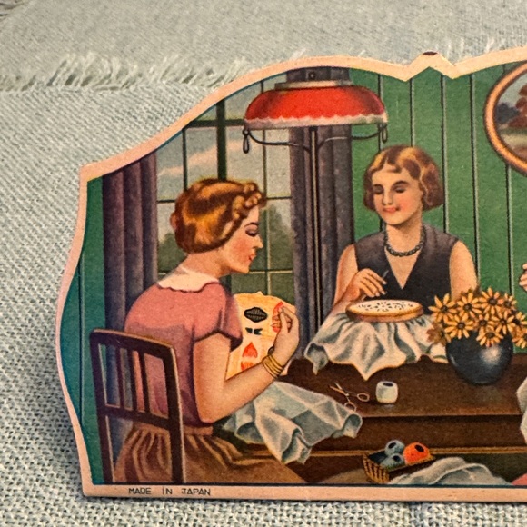 Vintage Needle Book with Colorful Graphics - Picture 6 of 16